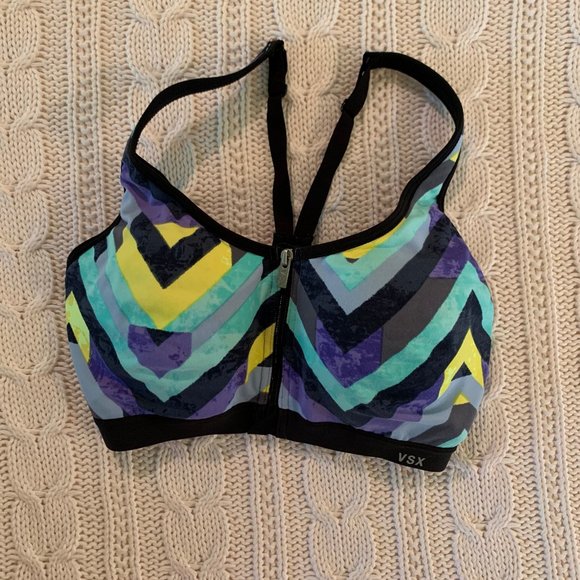 Victoria's Secret Zippered Sports Bra - Picture 1 of 4